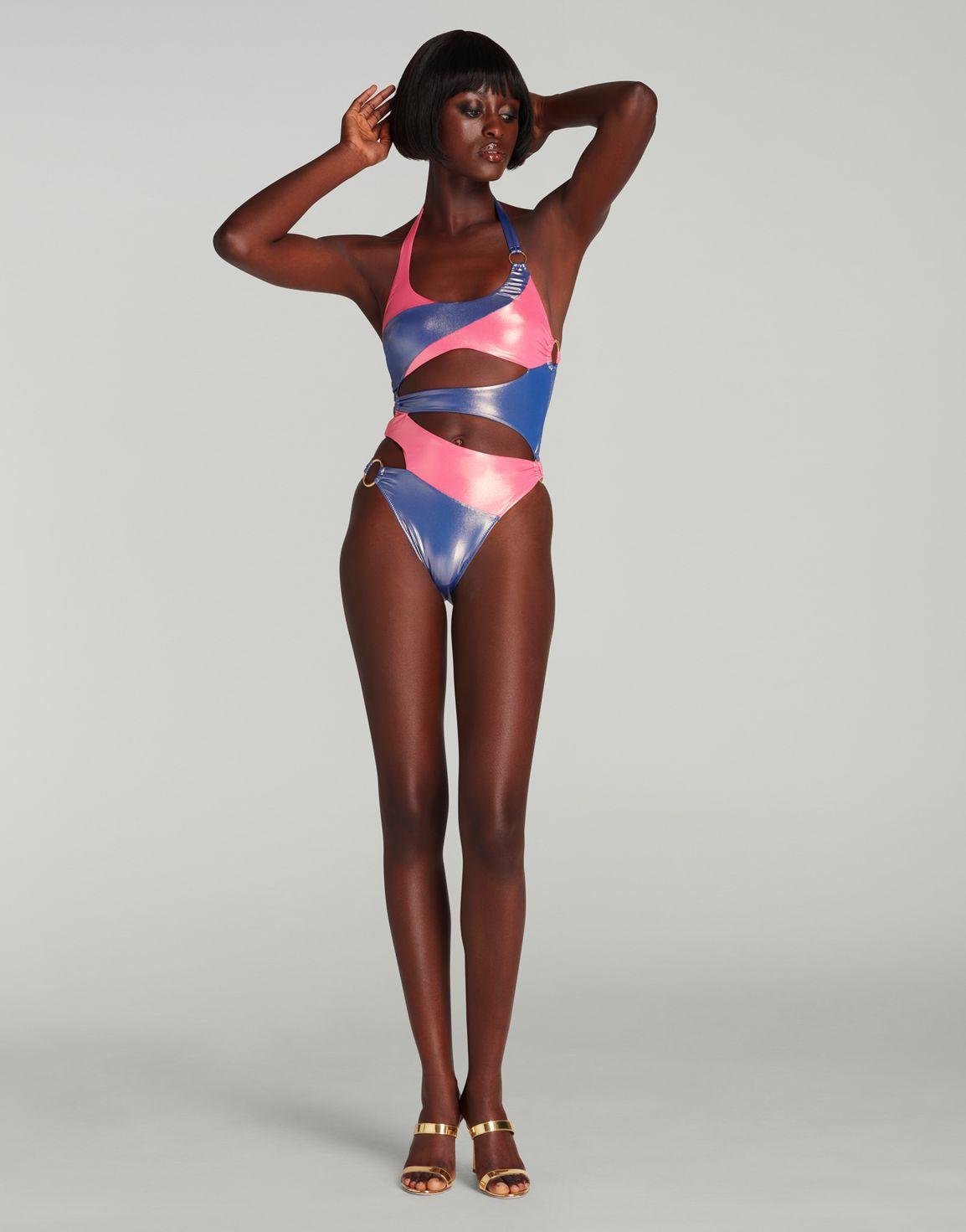 Jayla Swimsuit Pink/Blue | Agent Provocateur
