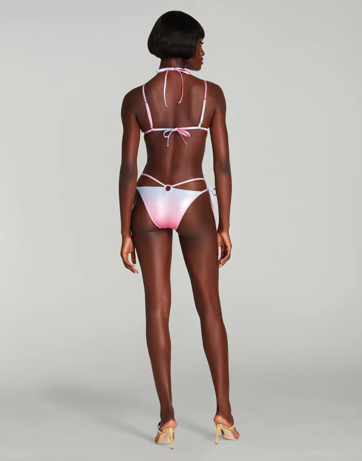 Starlie Bikini Bottom Pink/Blue | Agent Provocateur