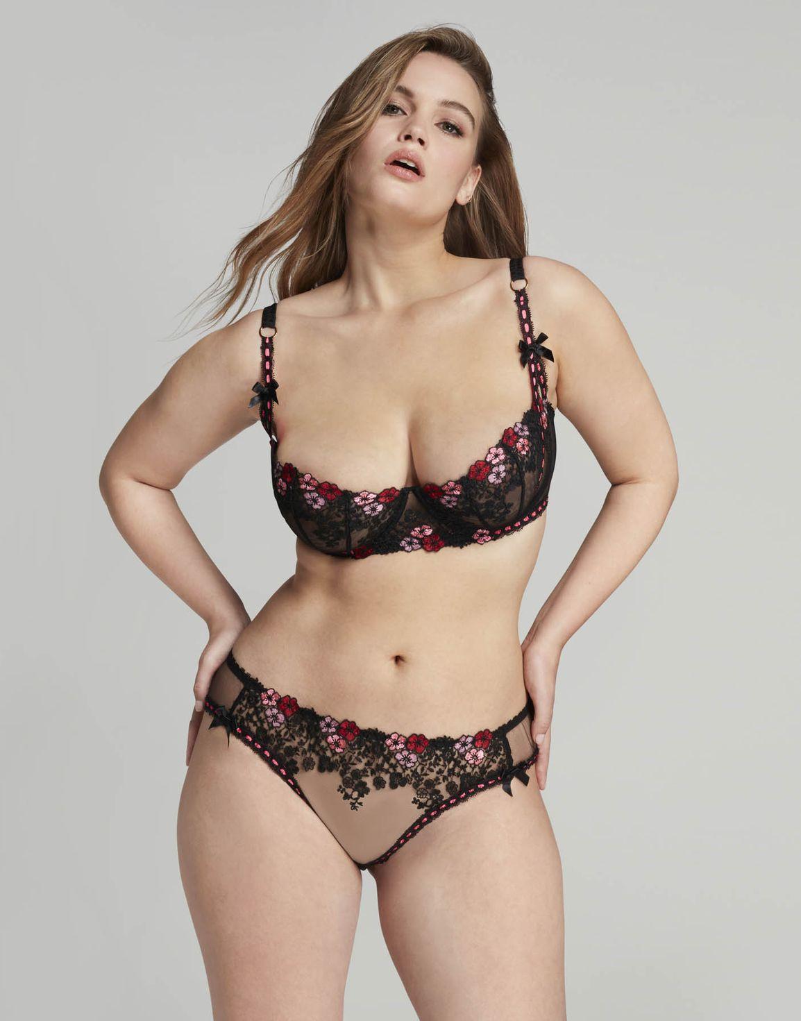 Petunia Full Brief Black | Agent Provocateur