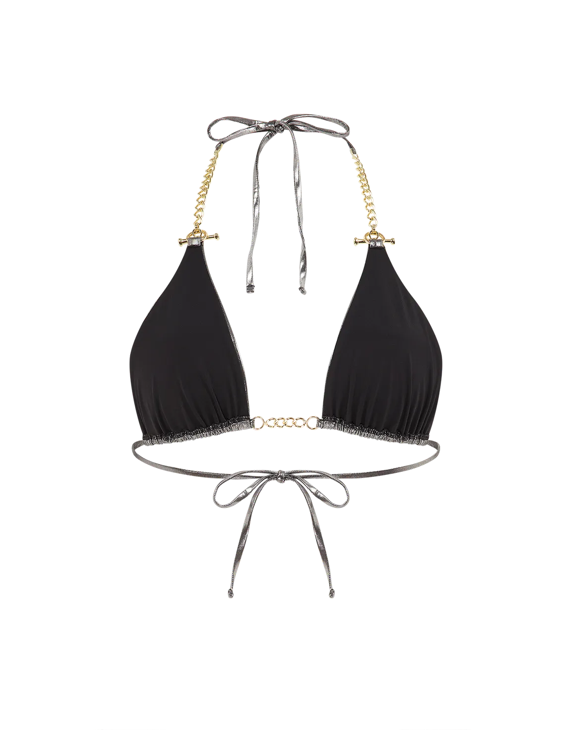 Antronella Bikini Top Silver/Gold | Agent Provocateur