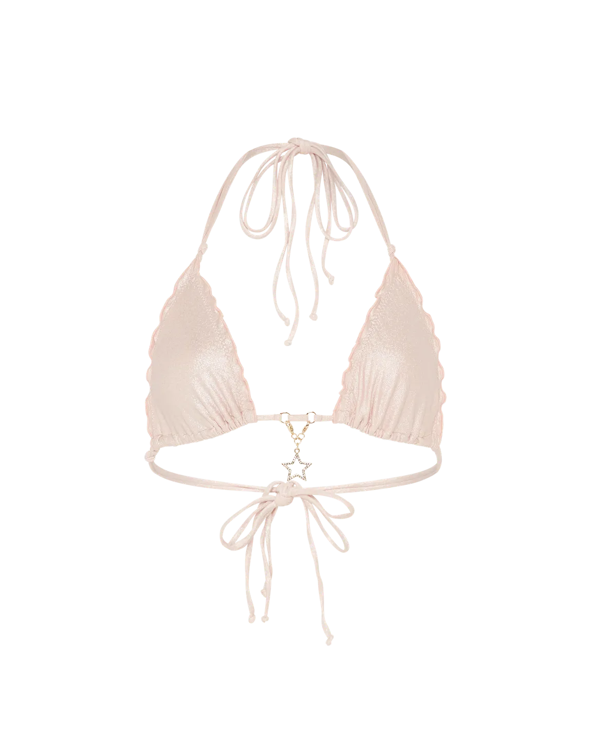 Berry Bikini Top Berry Baby Pink/Clear | Agent Provocateur