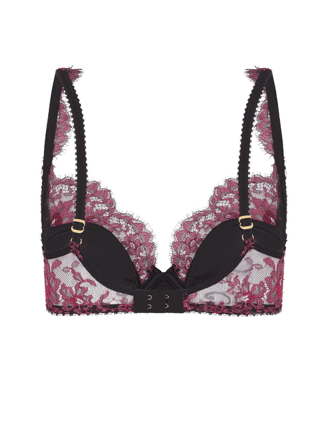 Carline Plunge Underwired Bra Pink | Agent Provocateur