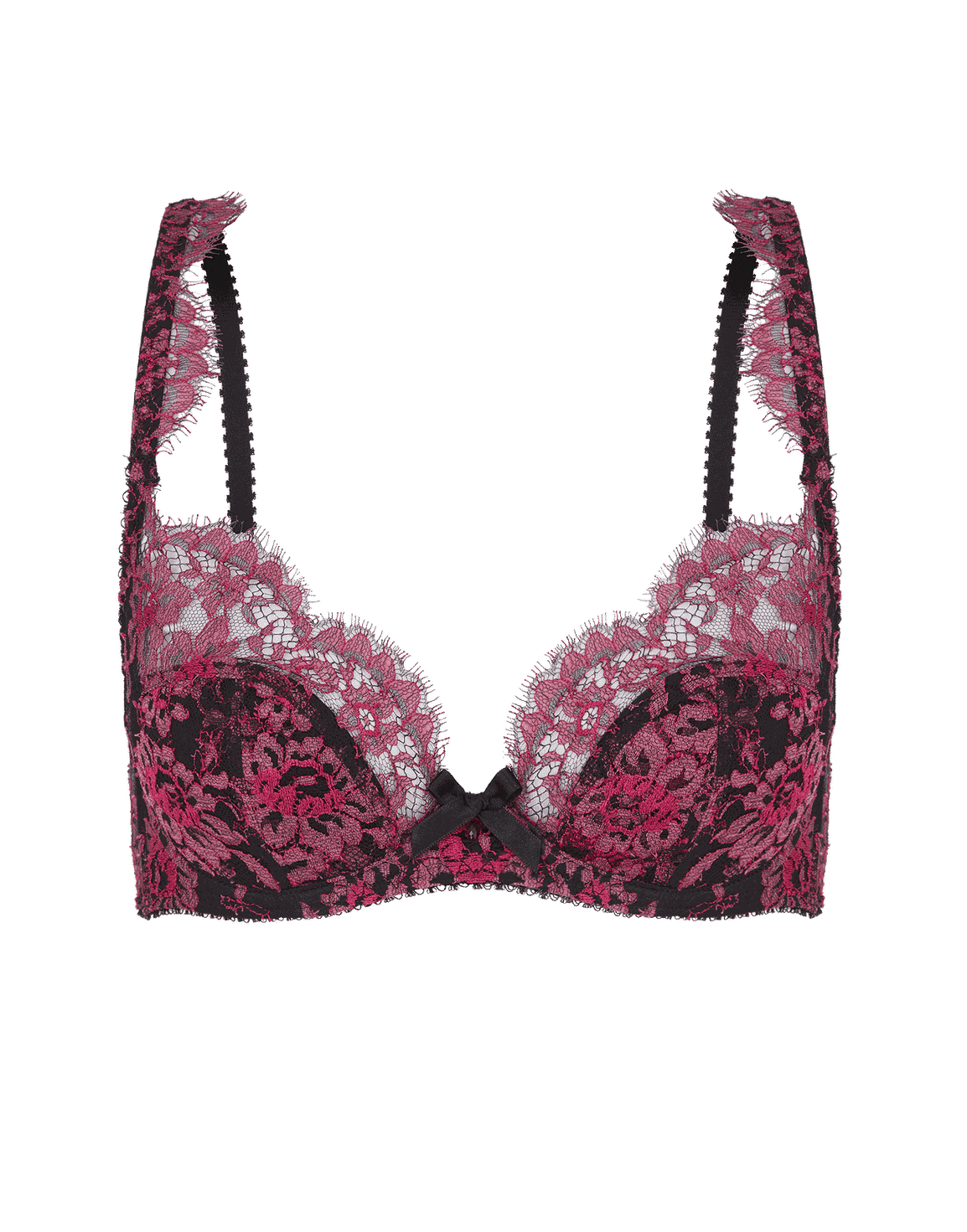 Carline Plunge Underwired Bra Pink | Agent Provocateur