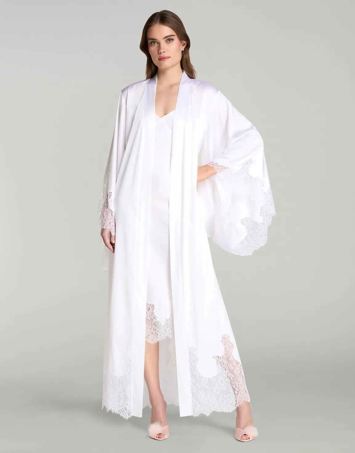Christi Long Kimono White | Agent Provocateur