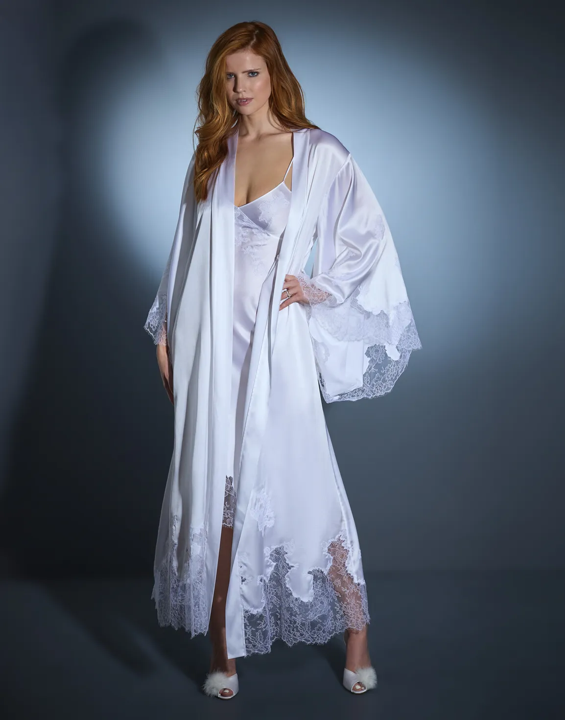 Christi Long Kimono White | Agent Provocateur