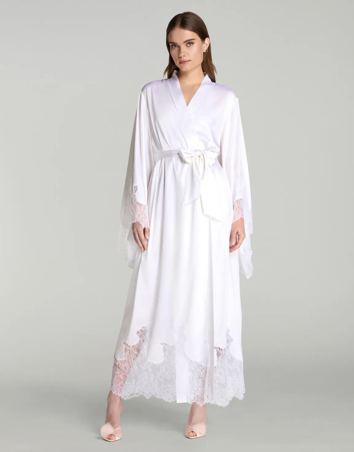 Christi Long Kimono White | Agent Provocateur