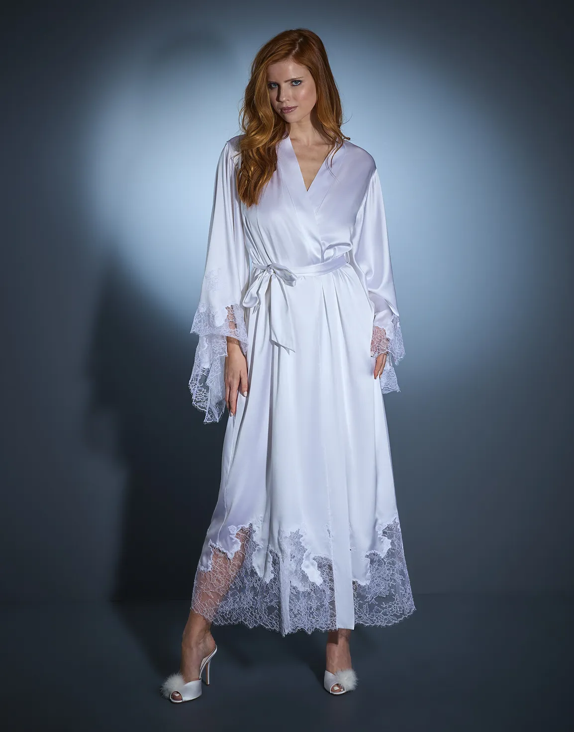 Christi Long Kimono White | Agent Provocateur