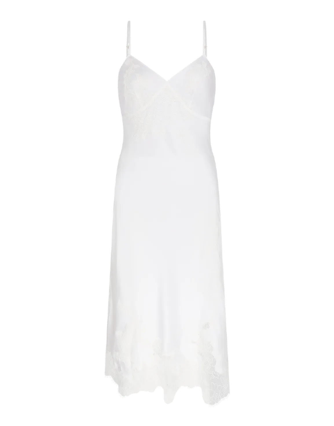 Christi Long Slip White/White | Agent Provocateur