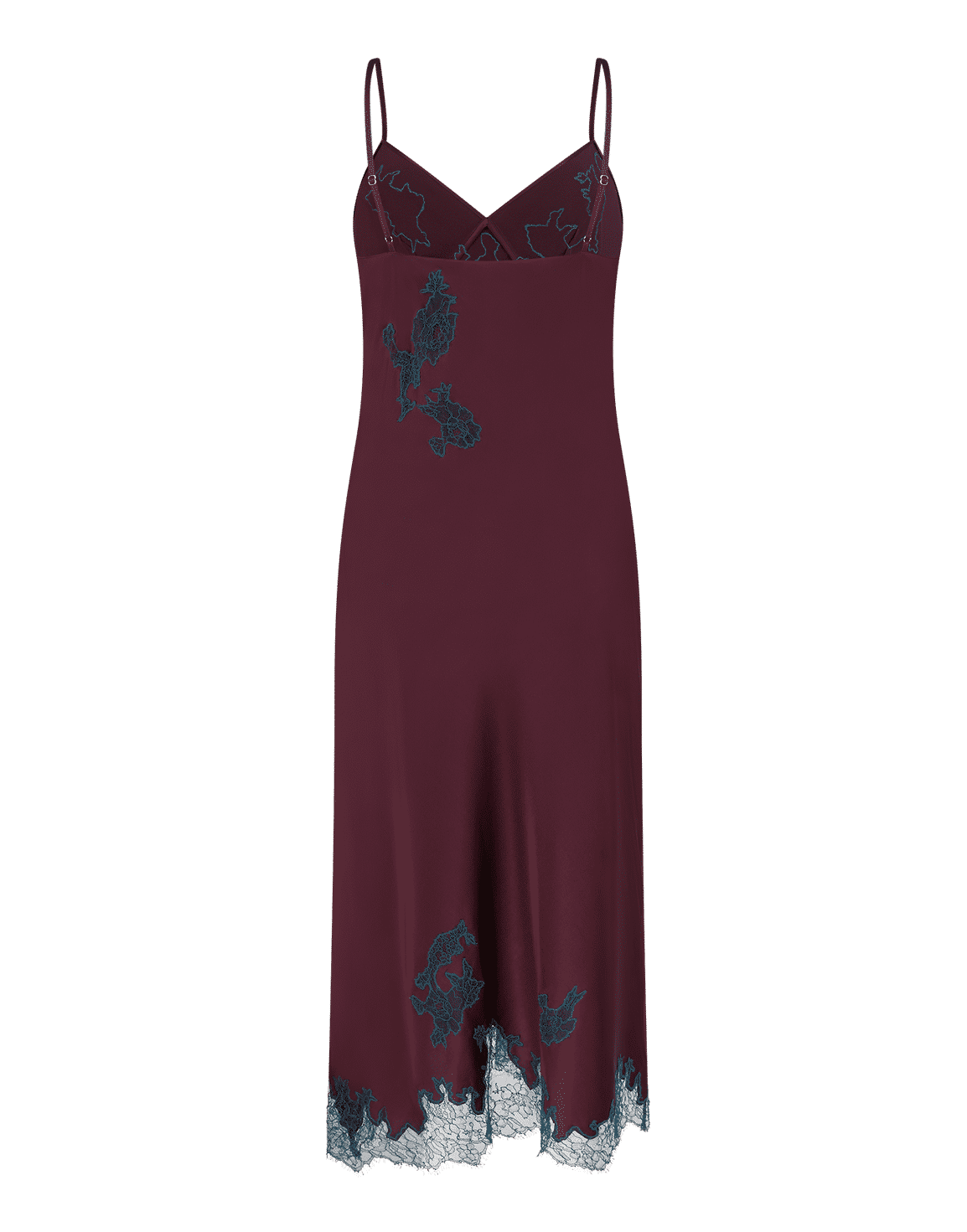 Christi Long Slip Plum/Dark Green | Agent Provocateur