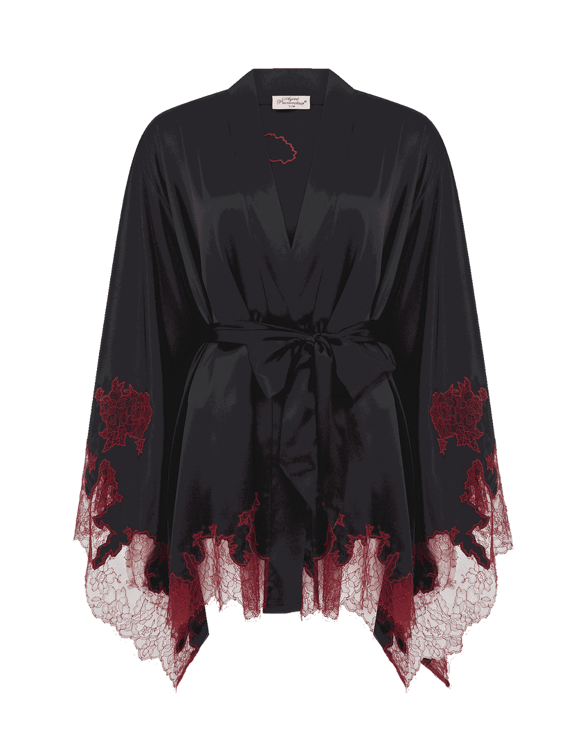 Christi Short Kimono Black | Agent Provocateur