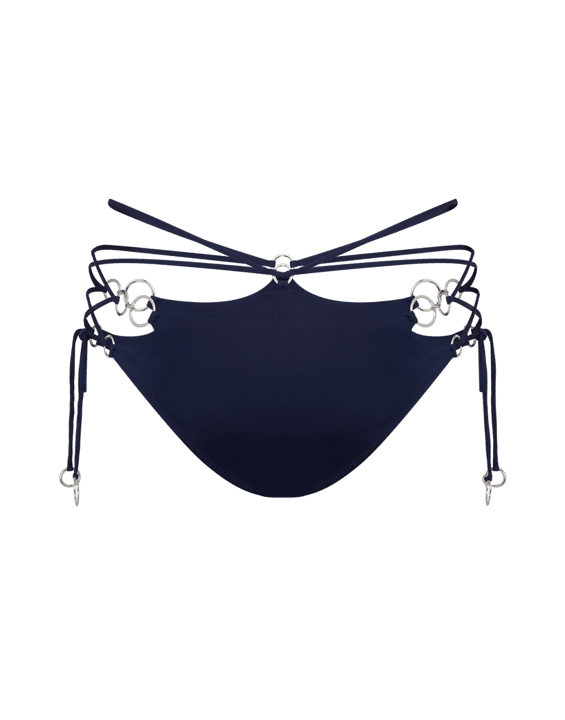 Davine Bikini Bottom Navy/Silver | Agent Provocateur