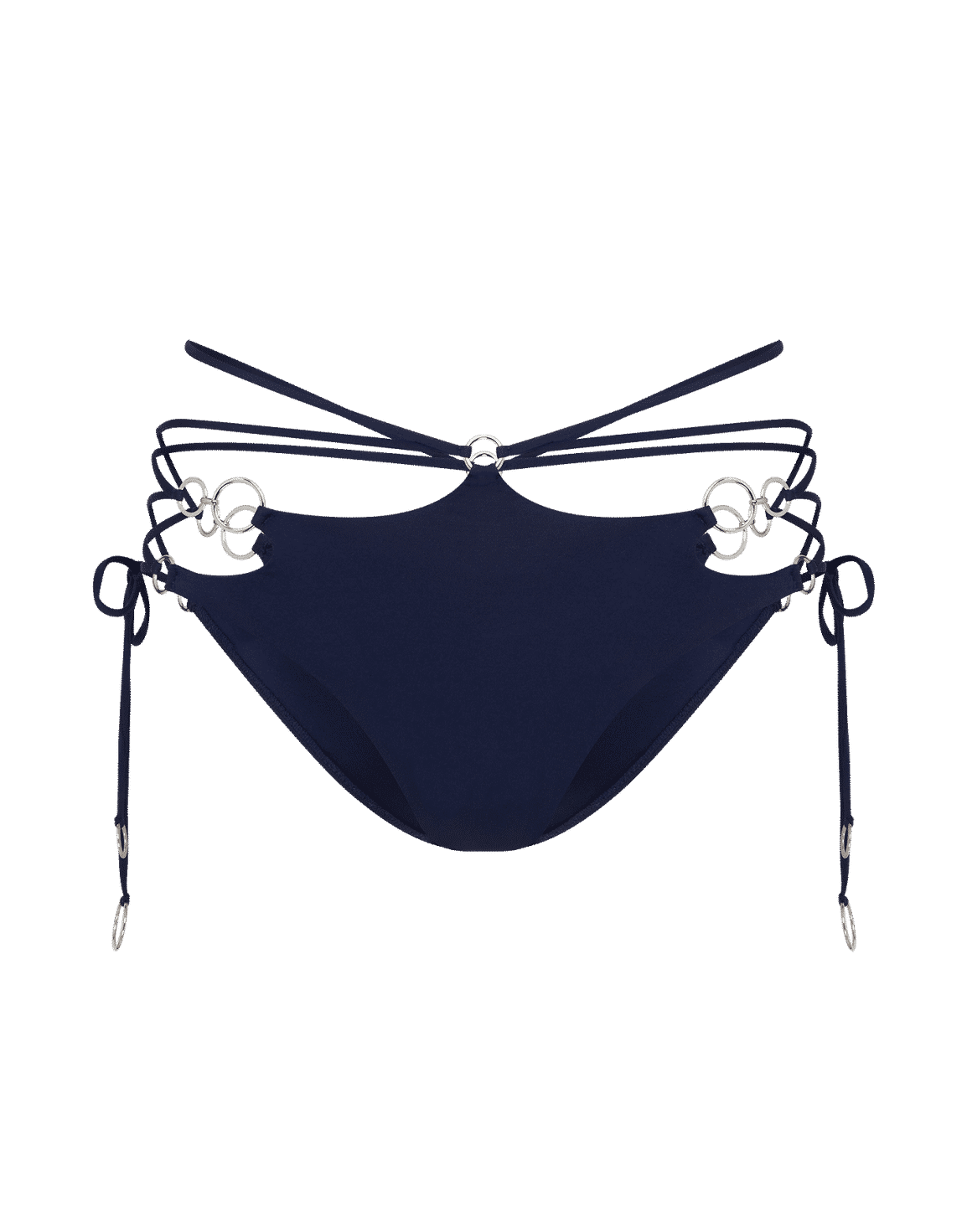Davine Bikini Bottom Navy/Silver | Agent Provocateur