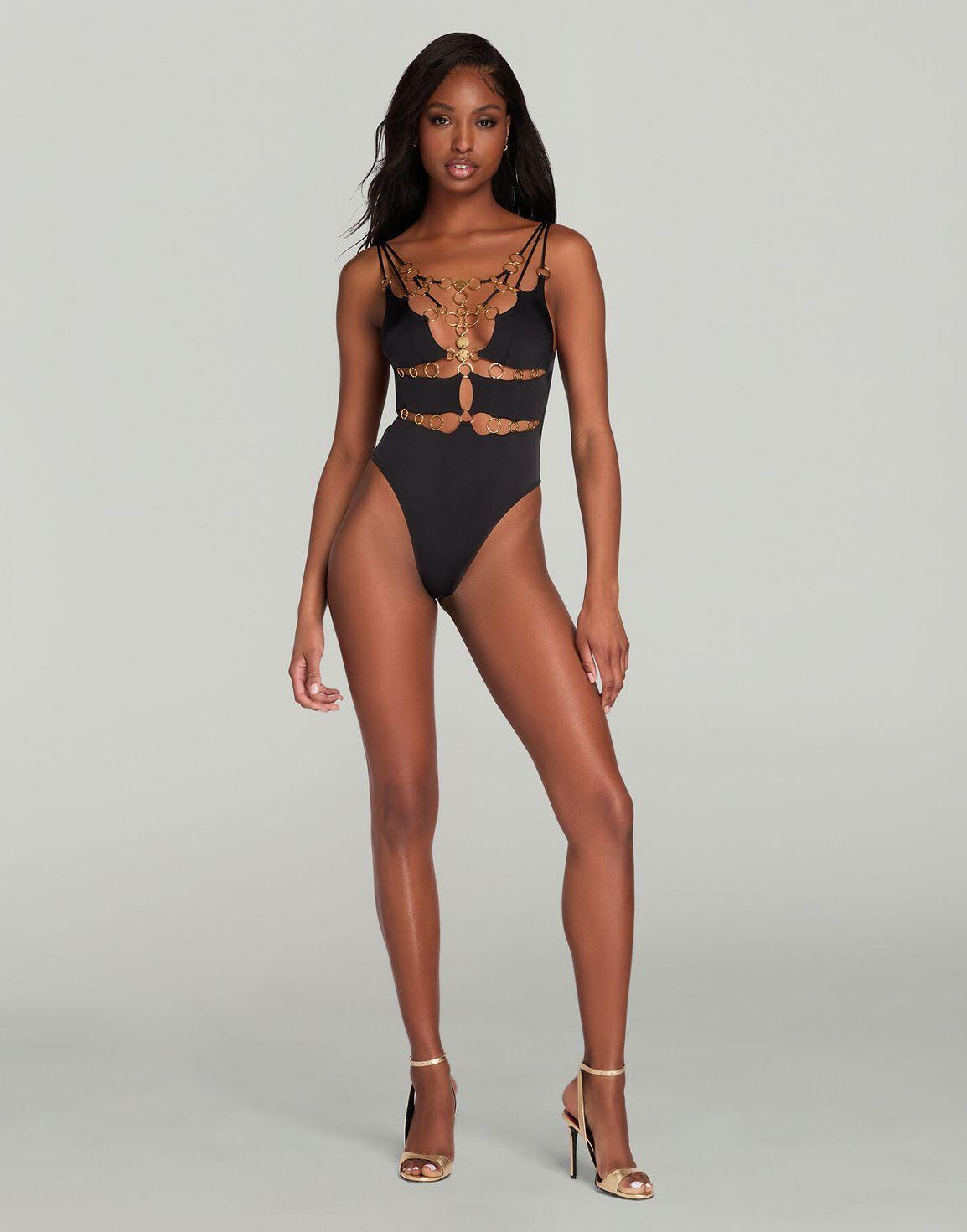 Davine Swimsuit Black 2 | Agent Provocateur