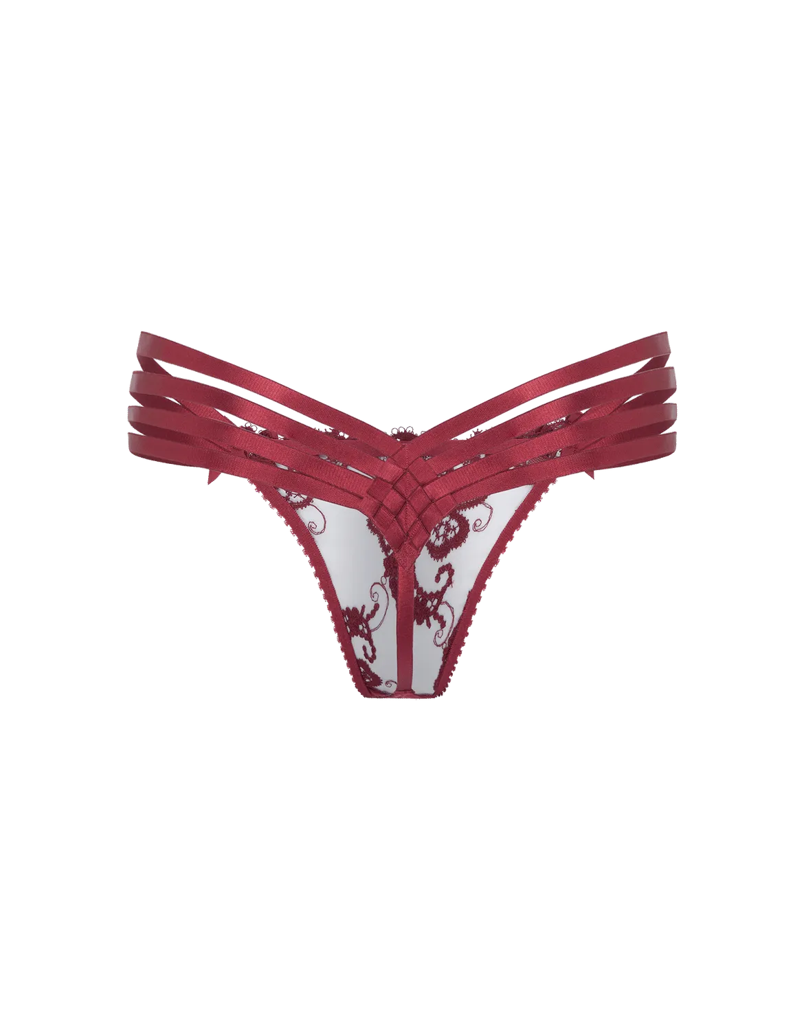 Dioni Thong Burgundy | Agent Provocateur