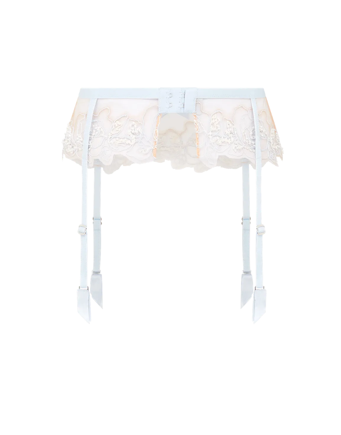 Lindie Suspender Baby Blue/Sand | Agent Provocateur