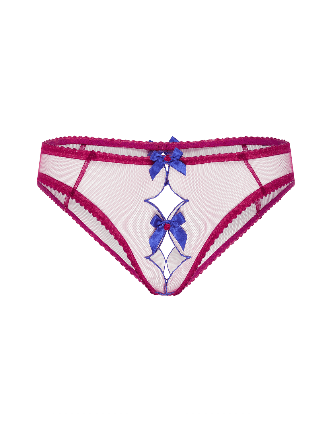 Lorna Ouvert Dark Pink/Cobalt | Agent Provocateur