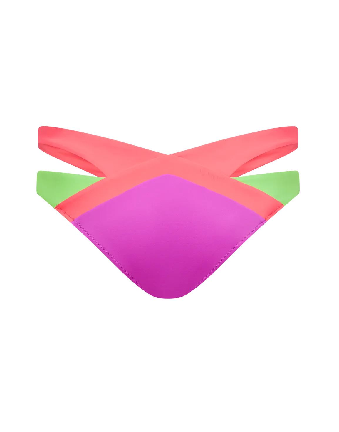 Mazzy Bikini Bottom Pink/Green/Purple | Agent Provocateur