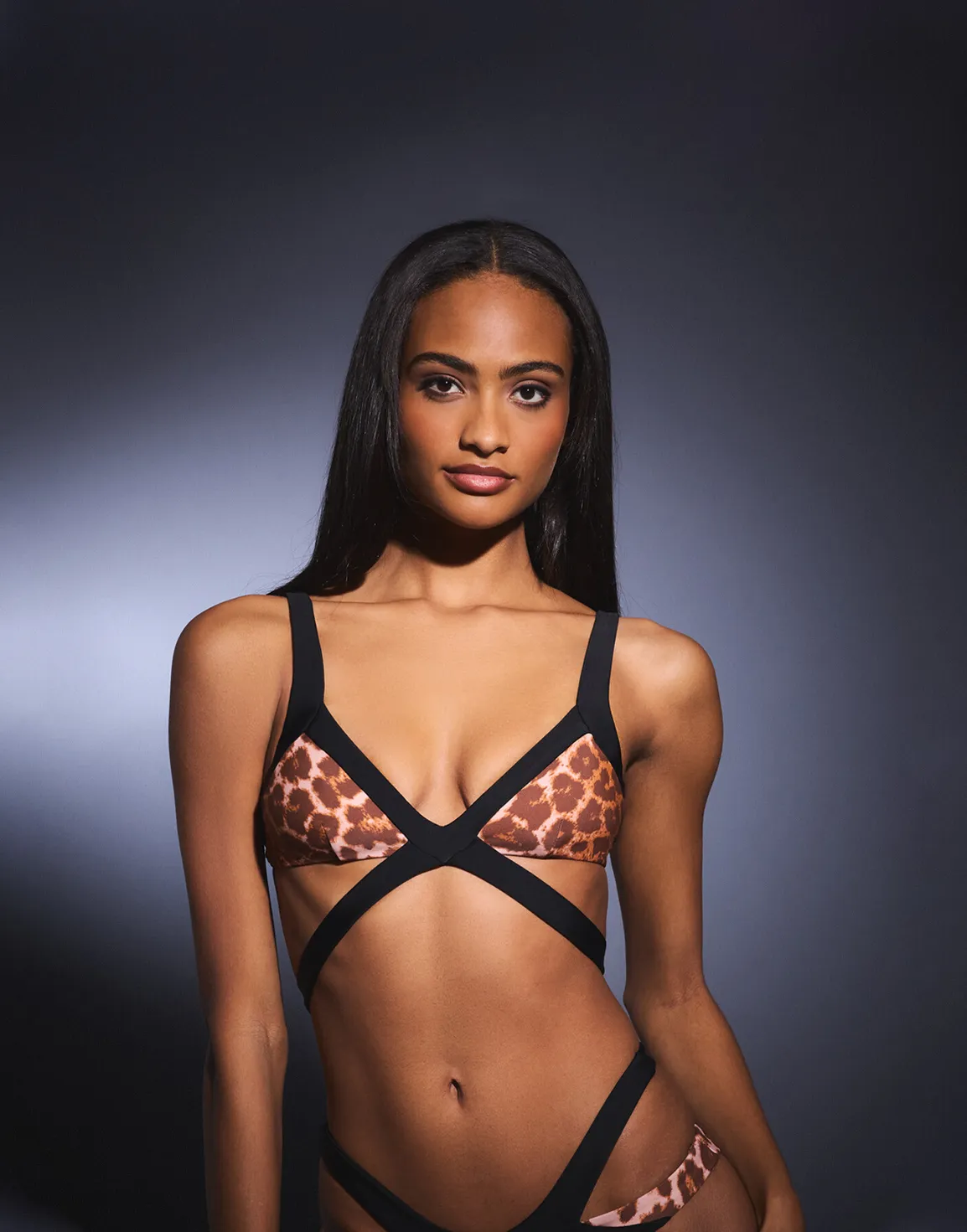 Mazzy Bikini Top Leopard | Agent Provocateur