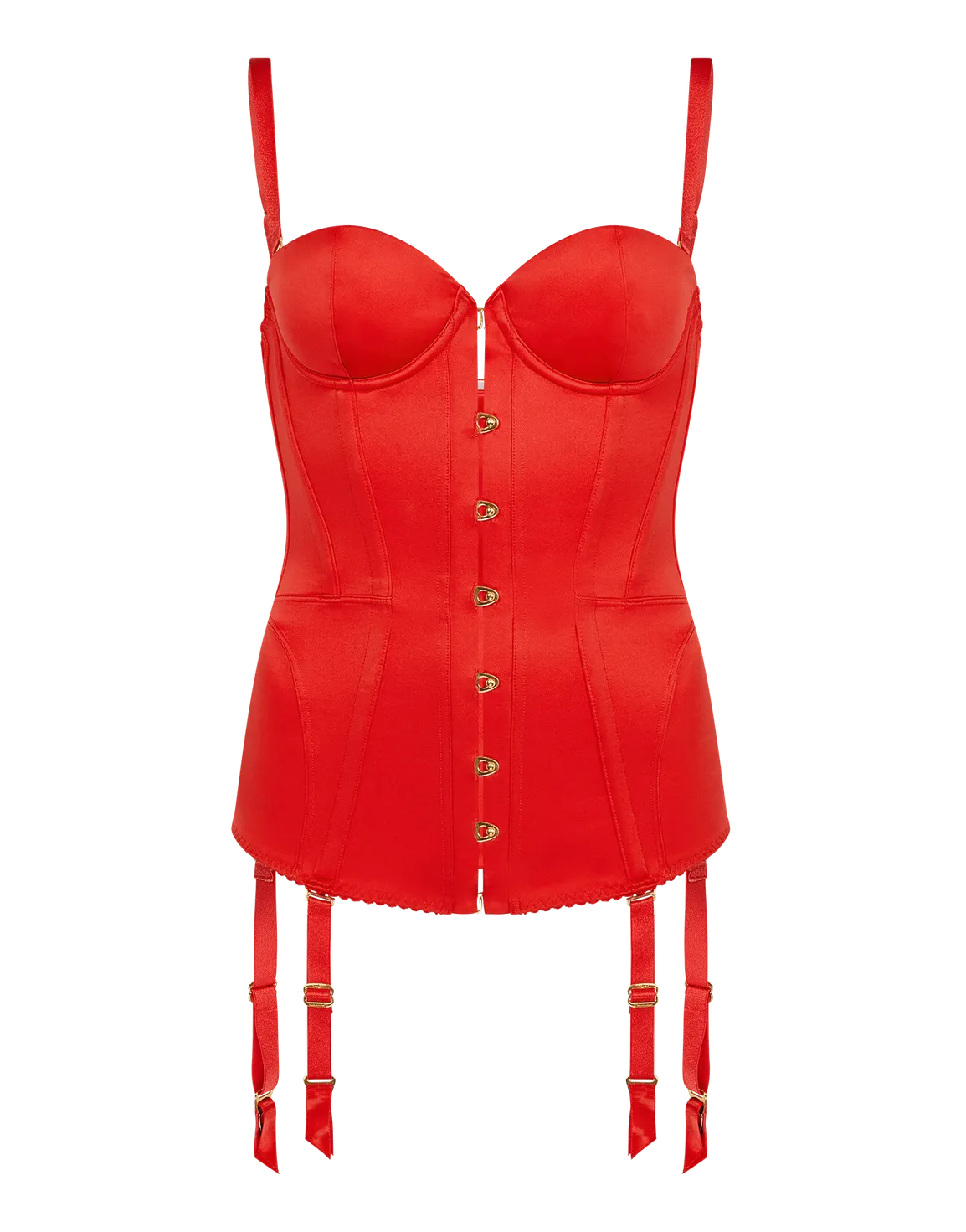 Mercy Satin Corset | Agent Provocateur