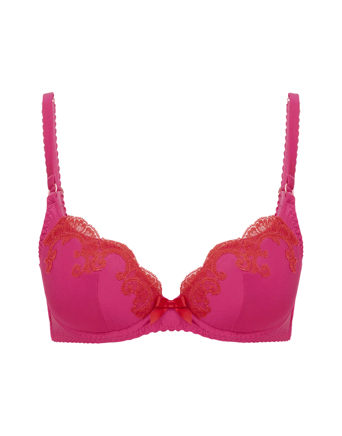 Molly Plunge Underwired Bra Pink | Agent Provocateur