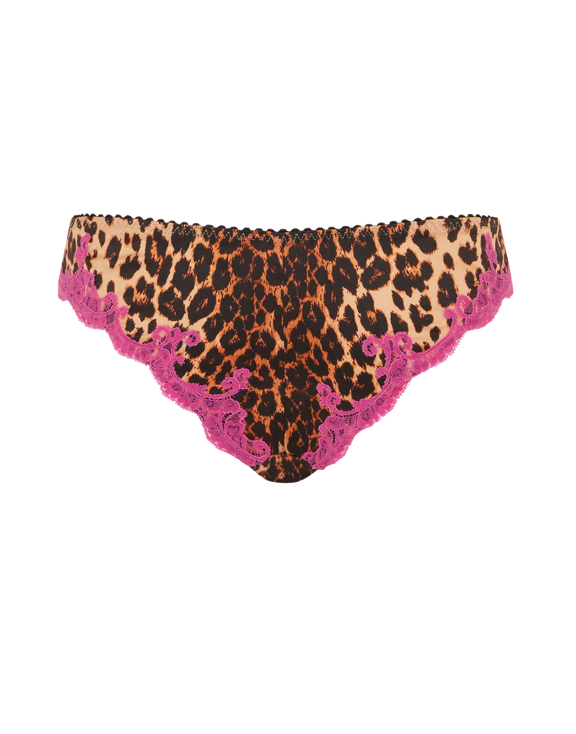 Molly Full Brief Leopard/Fuchsia | Agent Provocateur