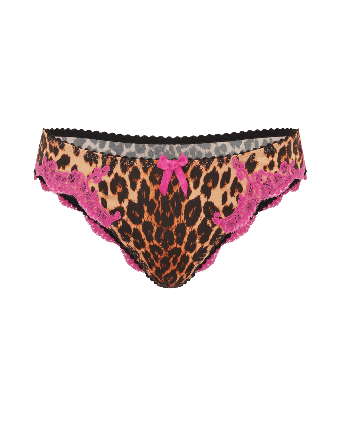 Molly Full Brief Leopard/Fuchsia | Agent Provocateur