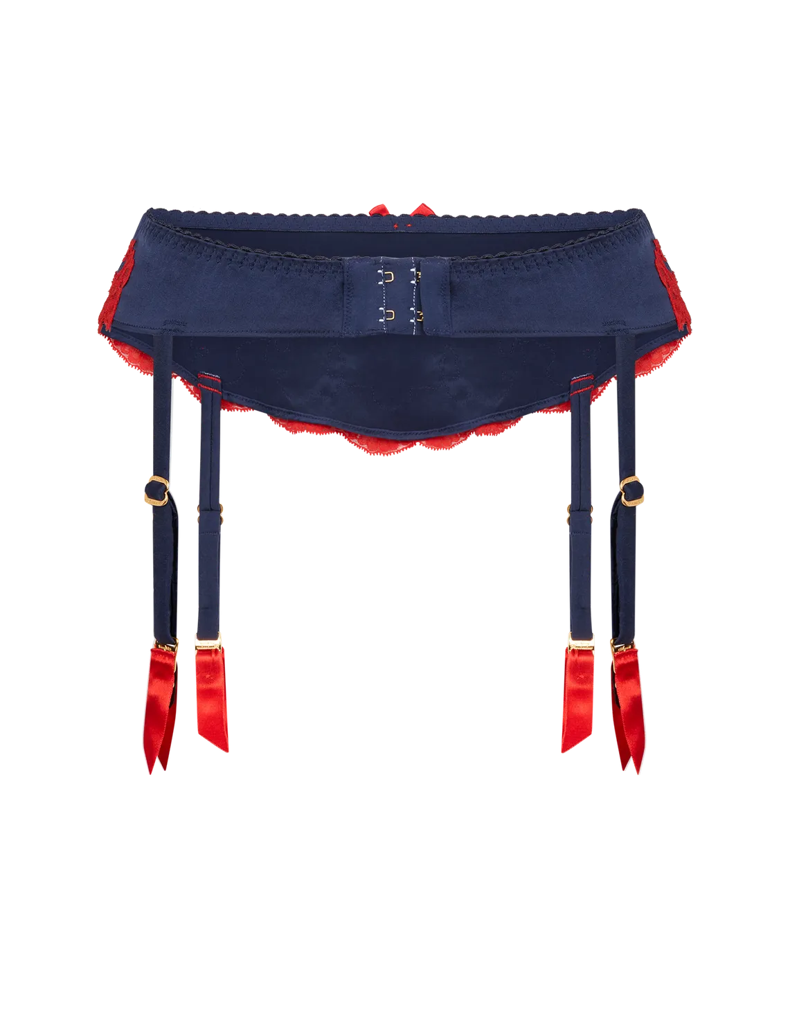 Molly Suspender Navy/Red | Agent Provocateur