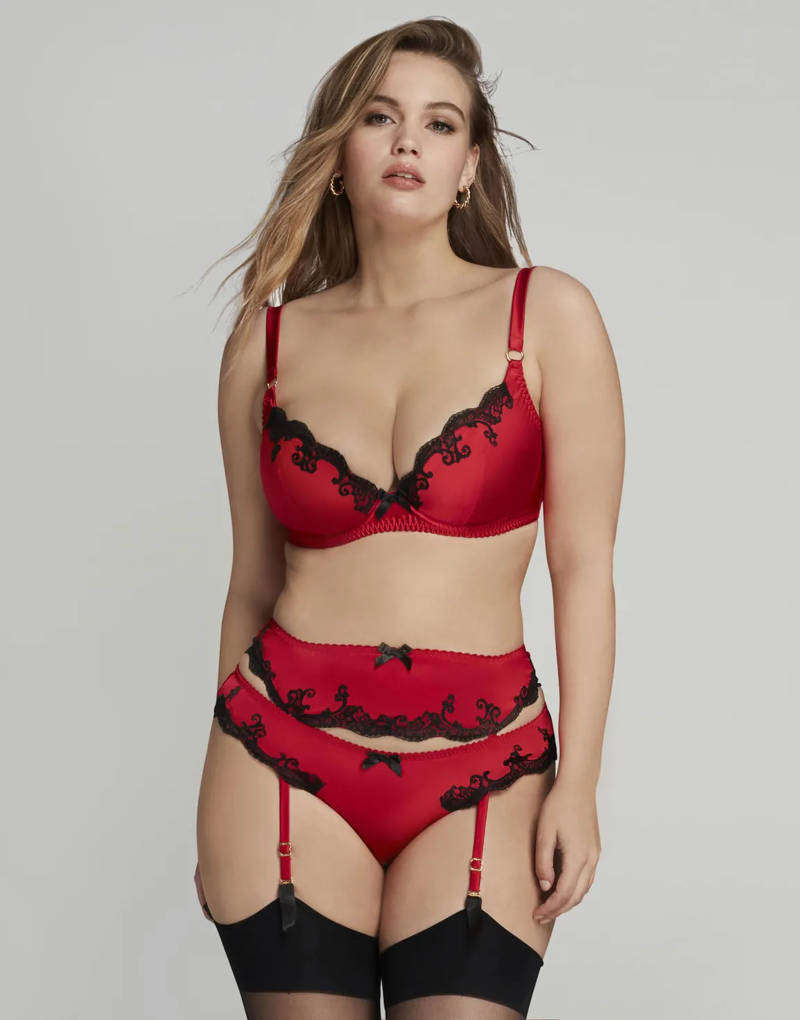 Molly Suspender Red | Agent Provocateur