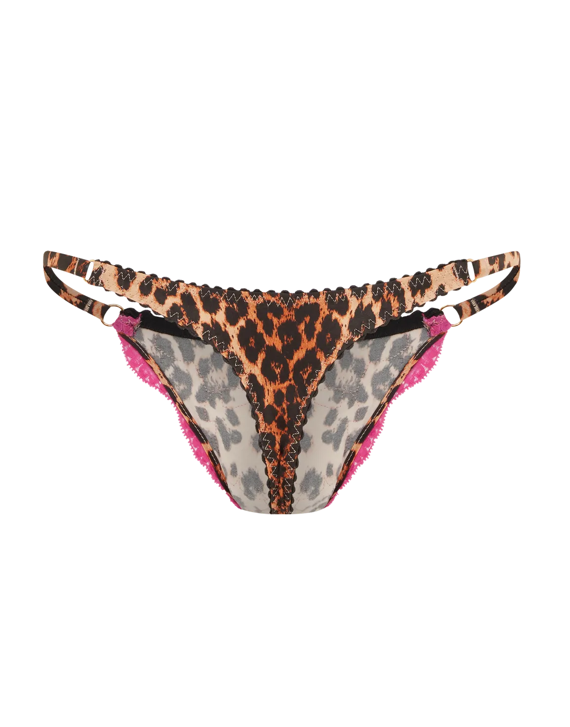Molly Thong Leopard/Fuchsia | Agent Provocateur