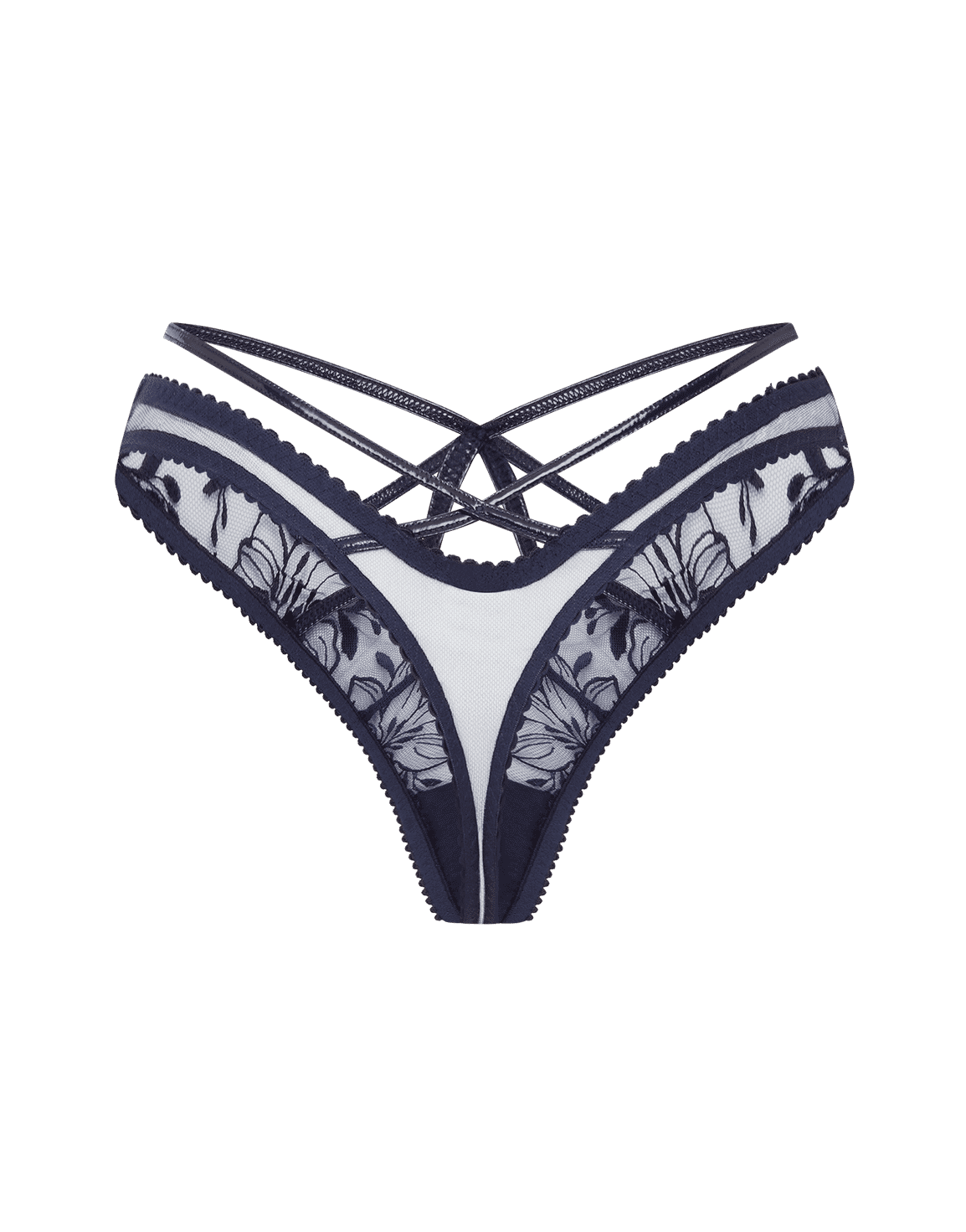 Ozella Thong Navy | Agent Provocateur