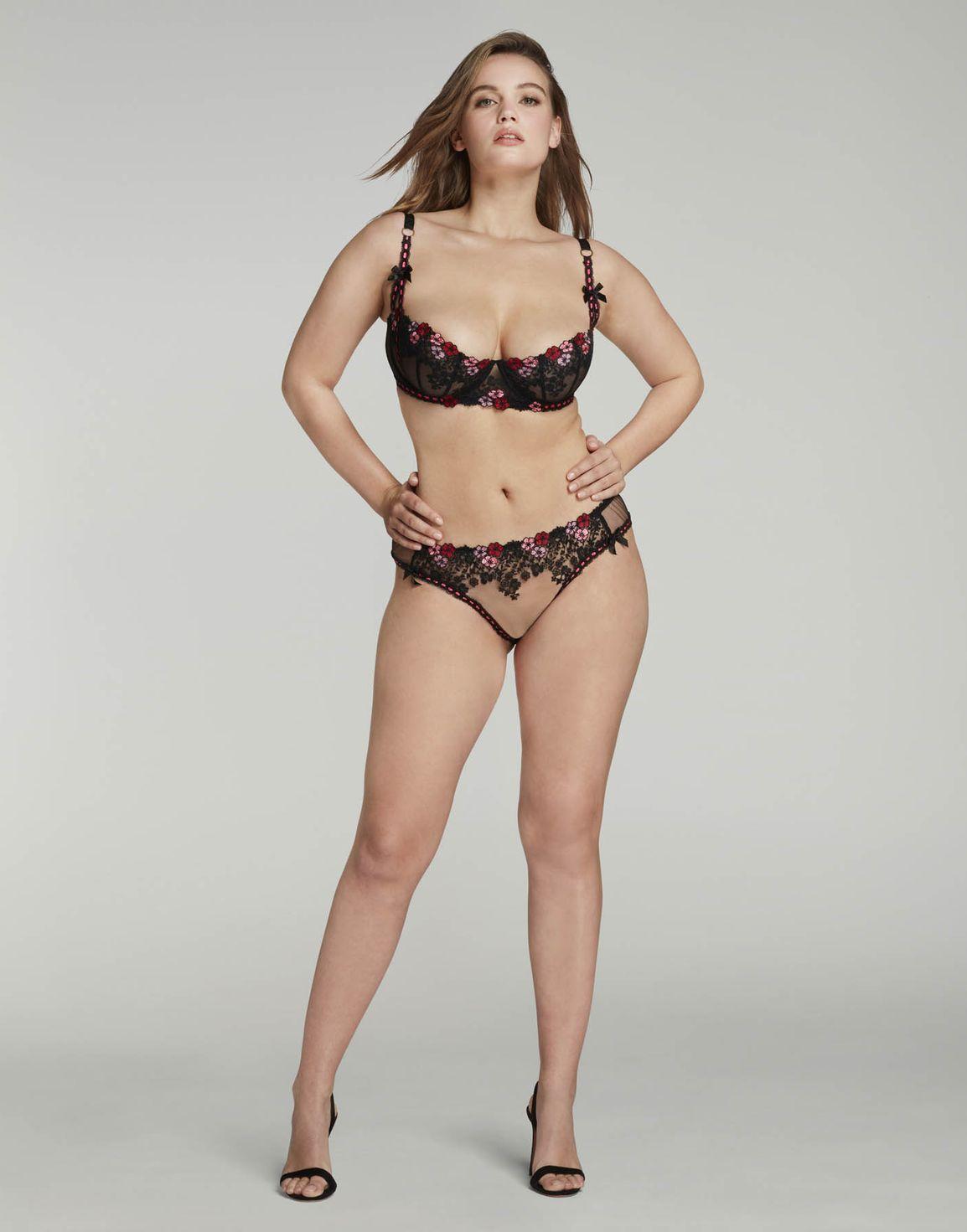 Petunia Balconette Underwired Bra Black | Agent Provocateur
