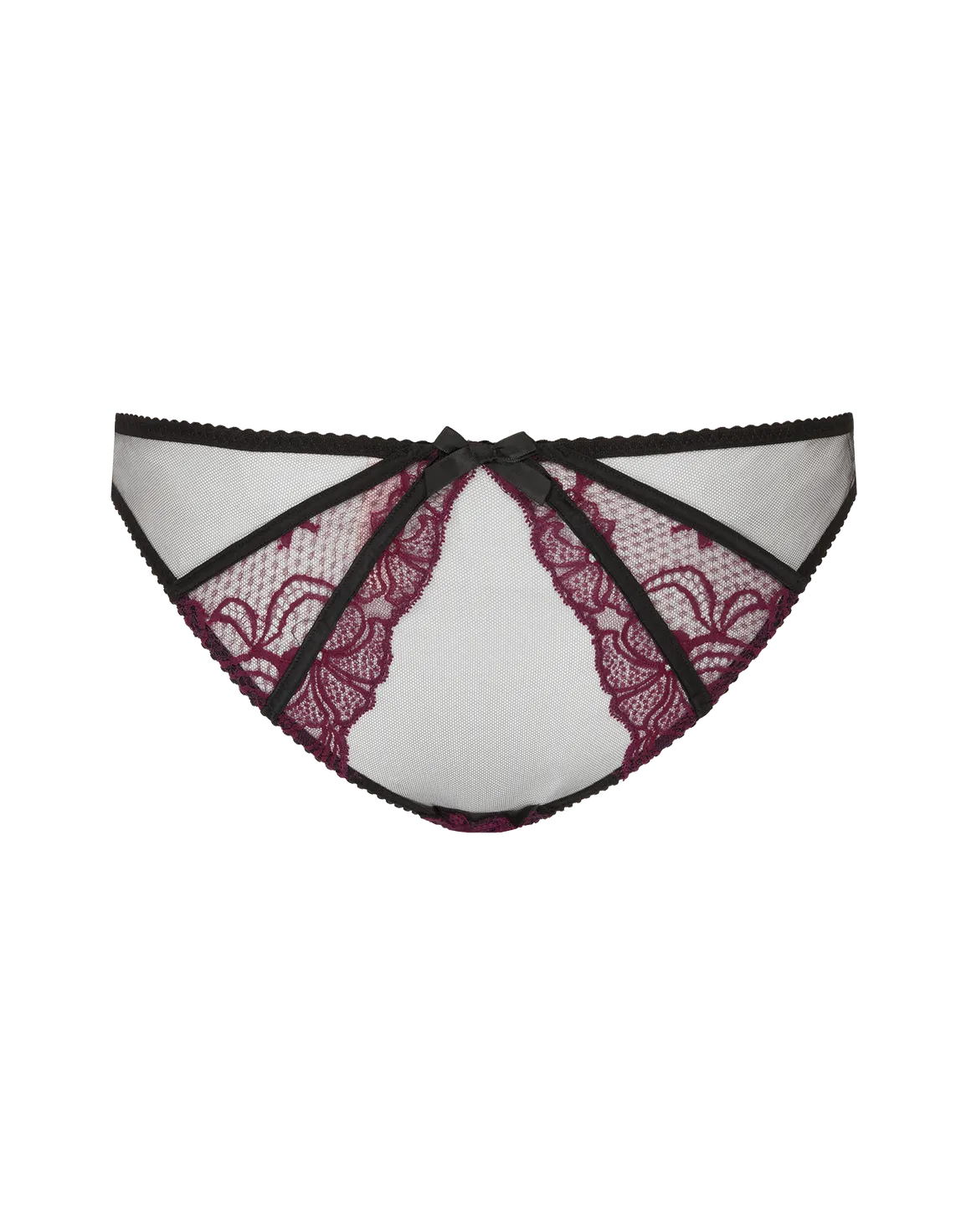 Rozlyn Full Brief  Plum/Black | Agent Provocateur