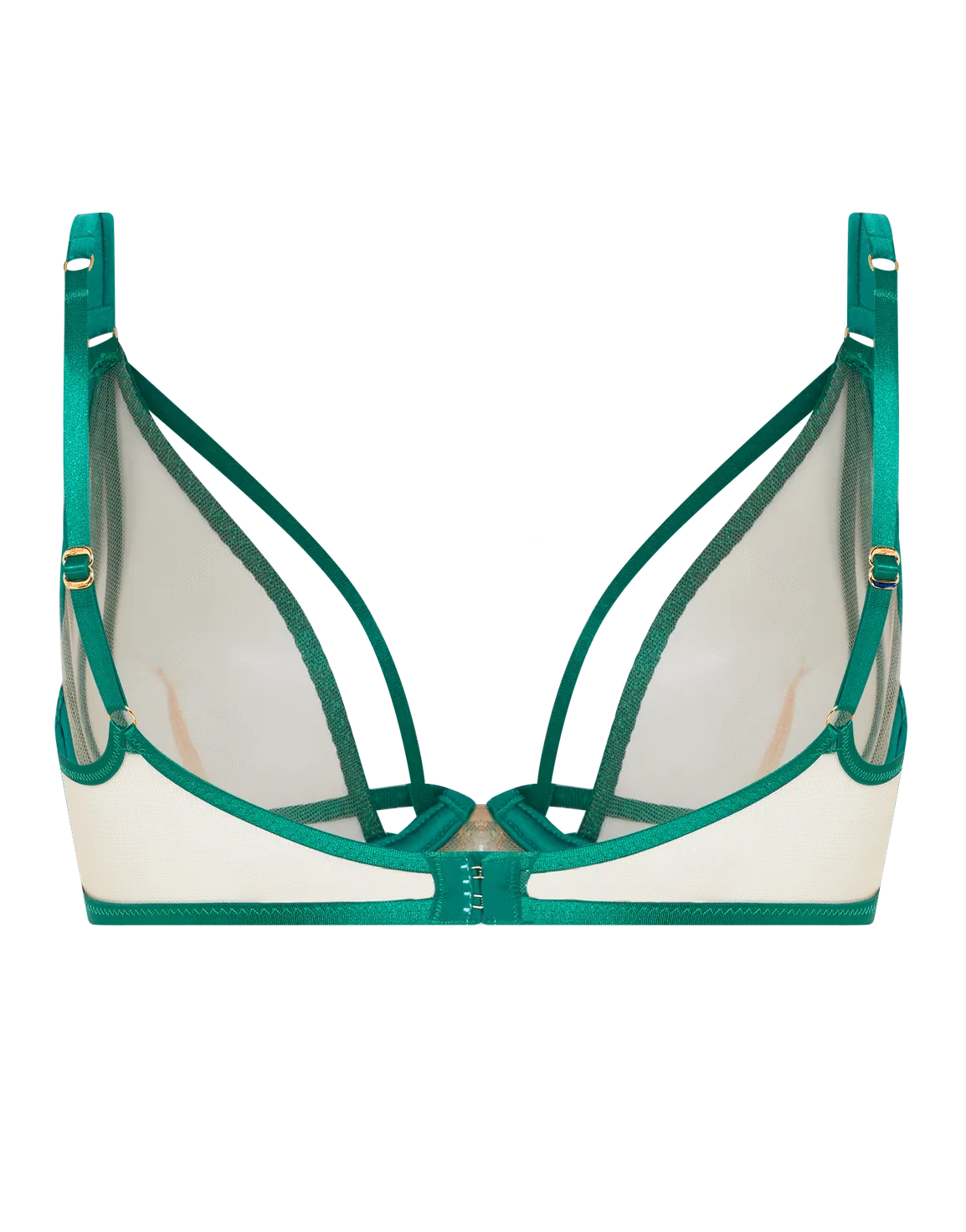 Rubi Plunge Underwired Bra  Jade Green | Agent Provocateur