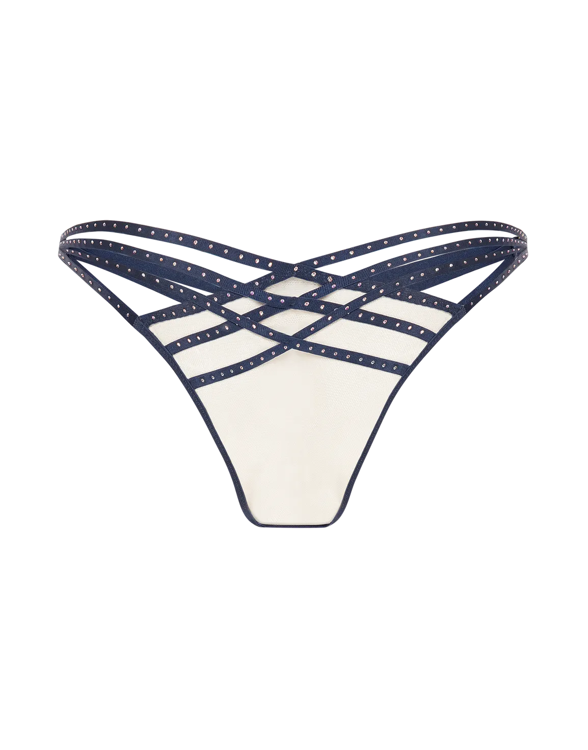 Rubi Full Brief  Nude/Navy | Agent Provocateur