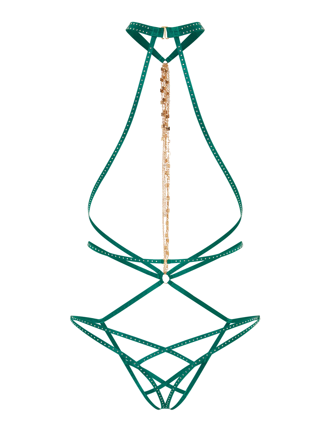Rubi Playsuit Jade Green | Agent Provocateur