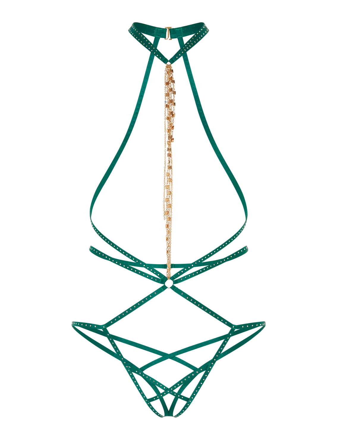 Rubi Playsuit Jade Green | Agent Provocateur