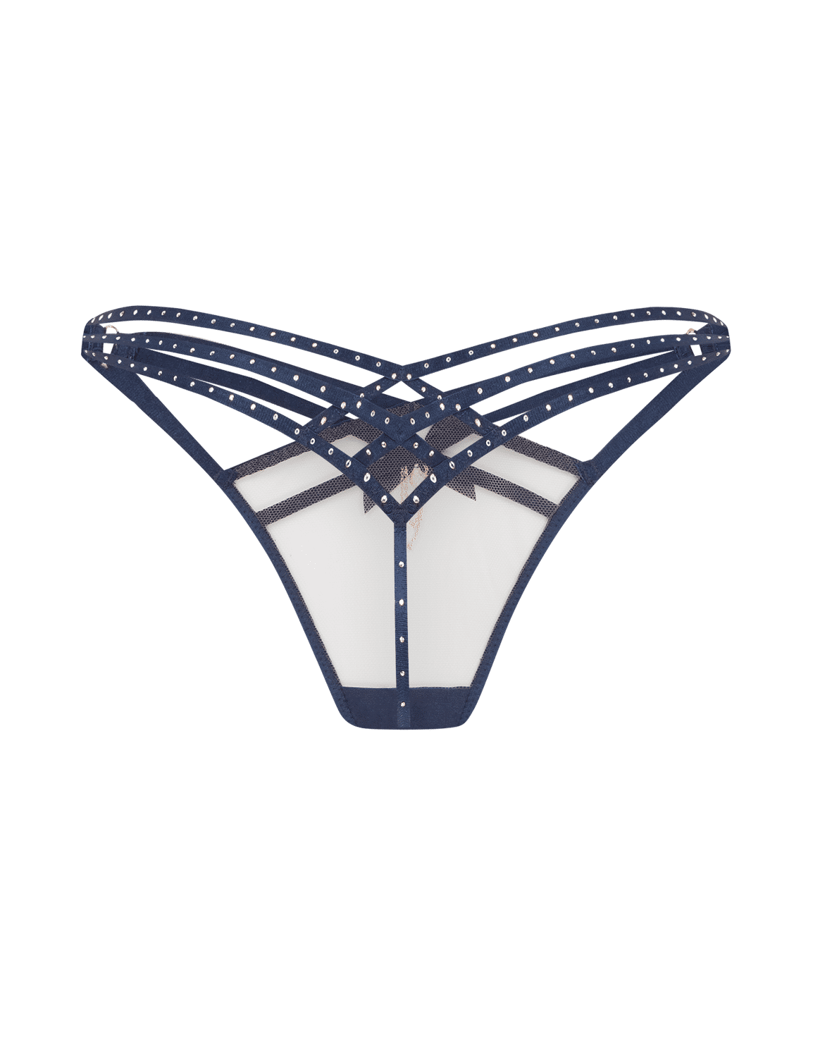 Rubi Thong Nude/Navy | Agent Provocateur