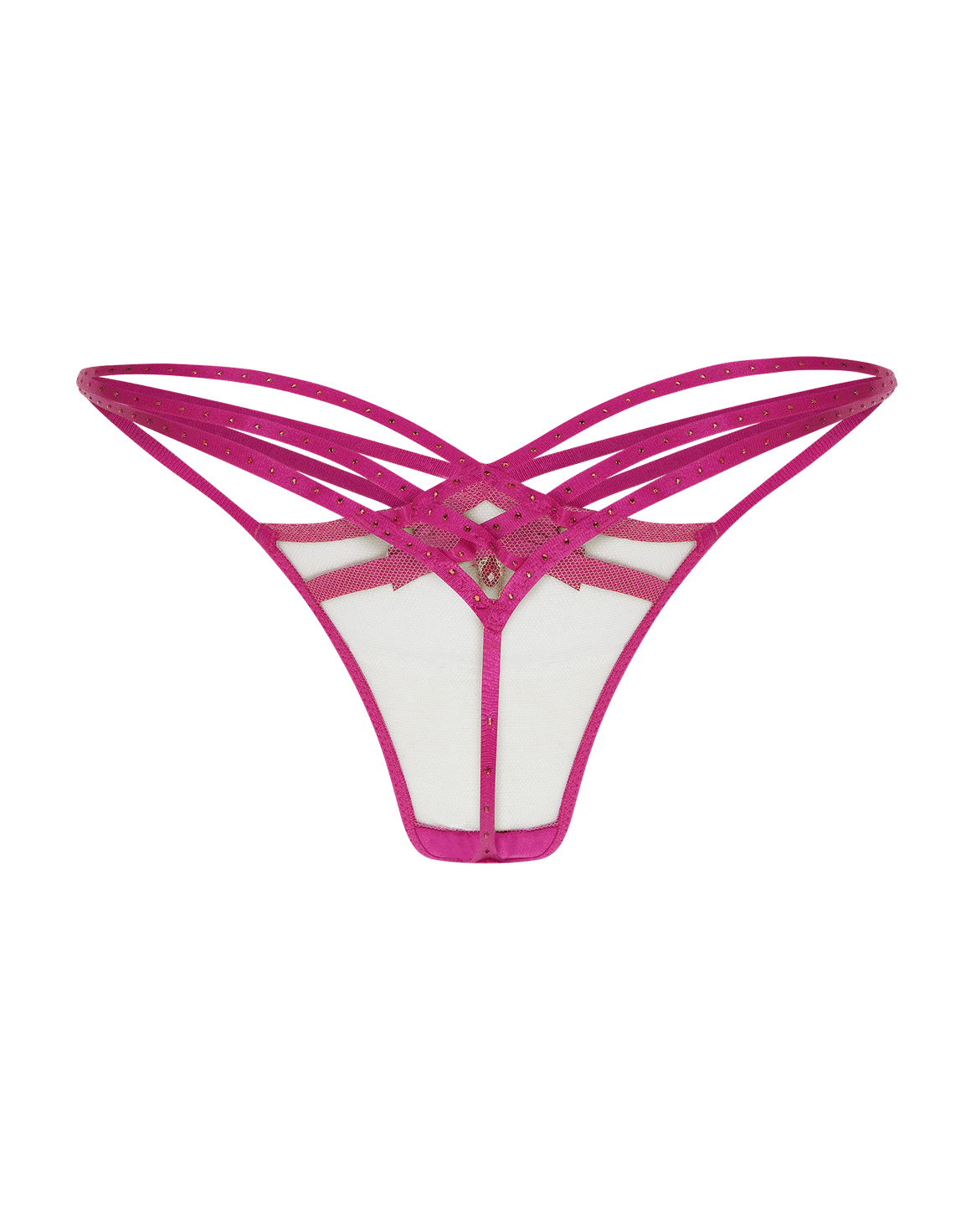 Rubi Thong Magenta/Sand | Agent Provocateur