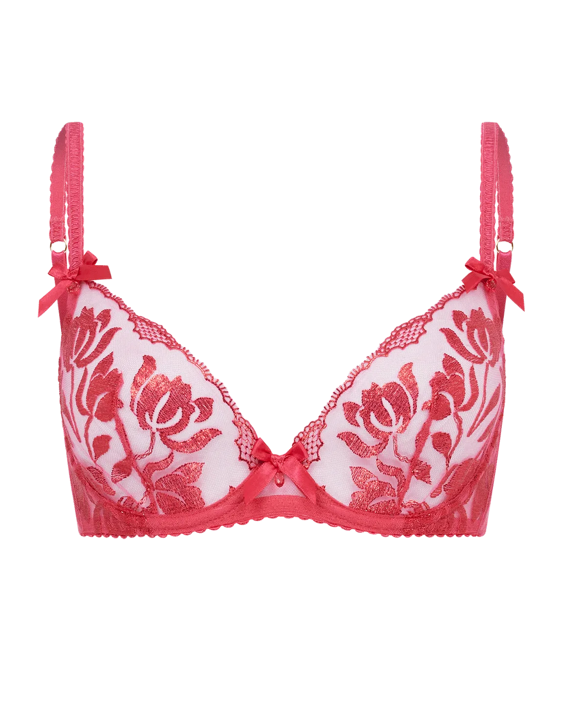 Sparkle Plunge Underwired Bra | Agent Provocateur
