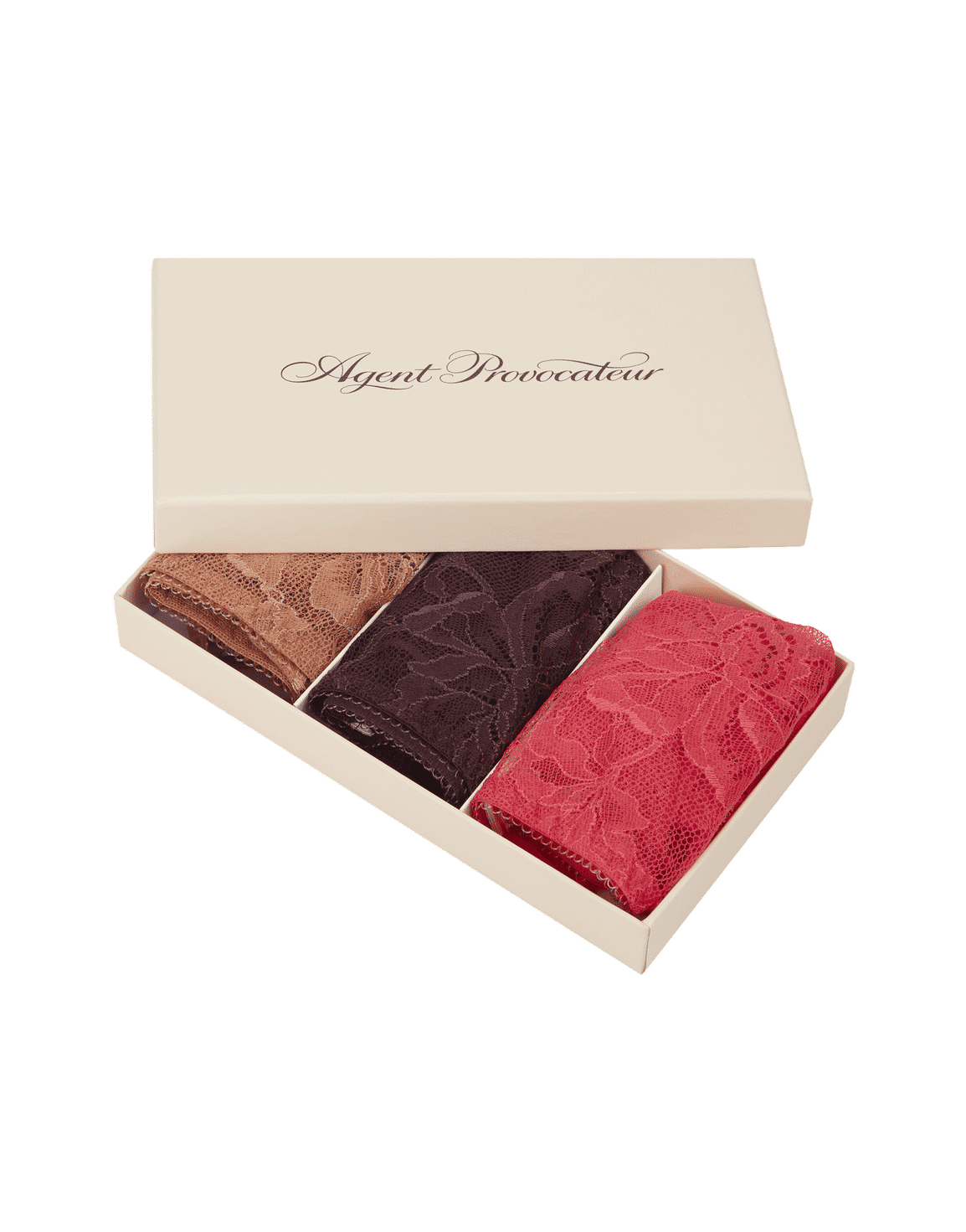 Bernie 3 Pack Brief Set Plum | Agent Provocateur