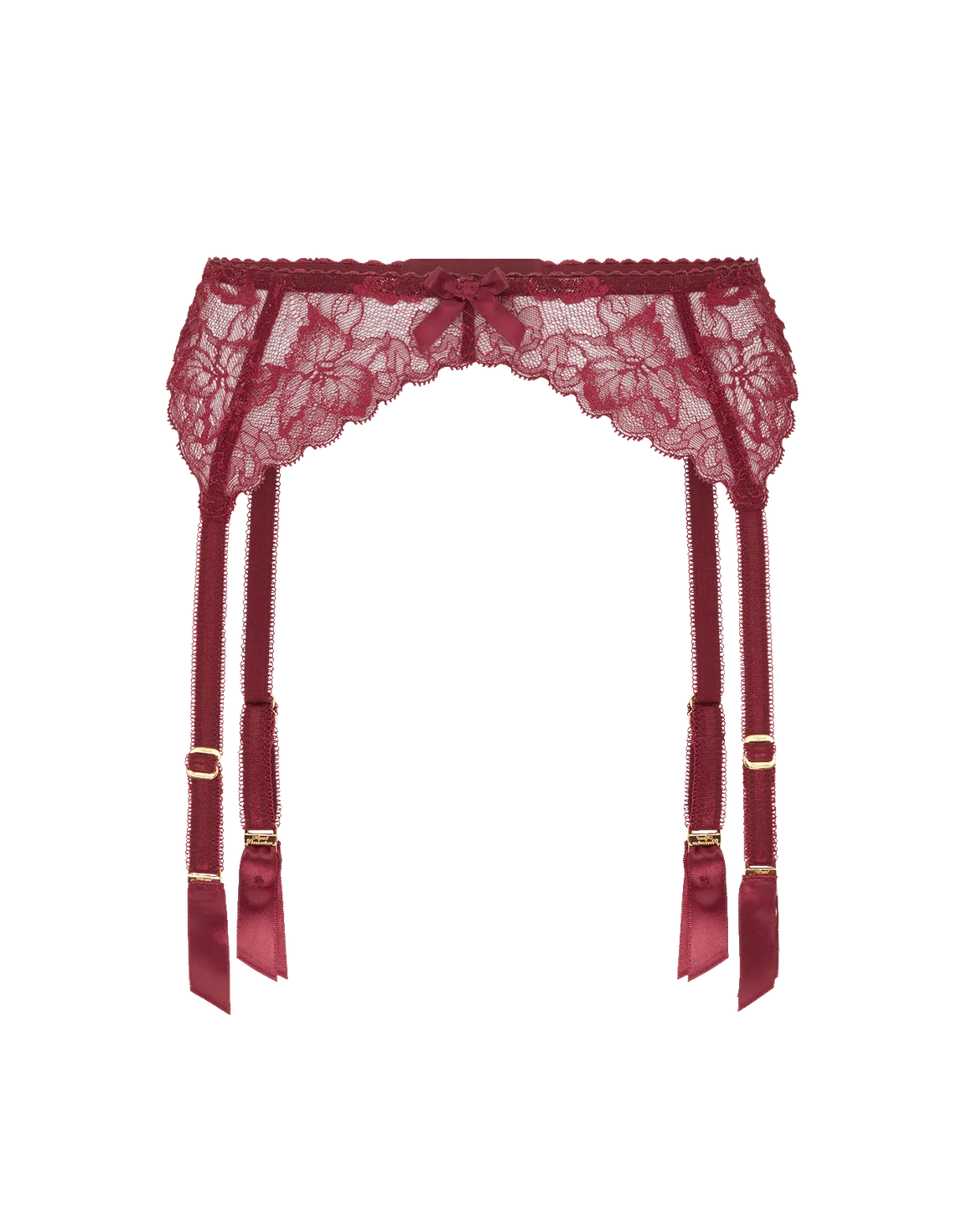 Leni Suspender Burgundy | Agent Provocateur