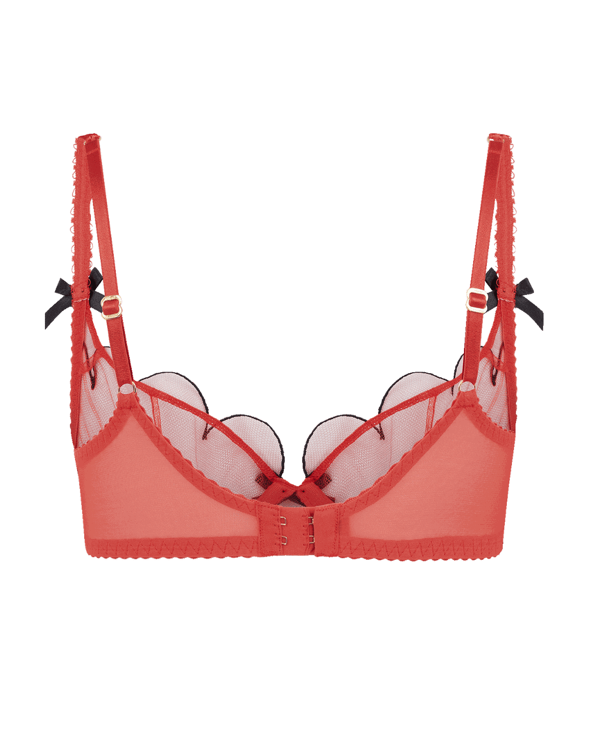 Lorna Demi Cup Underwired Bra Red | Agent Provocateur