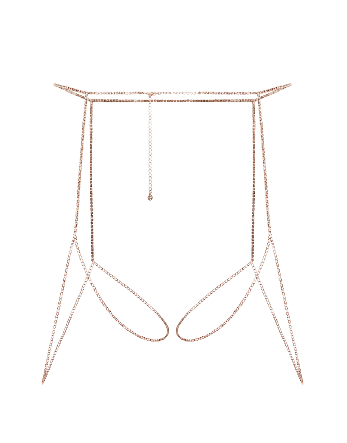 Bougie Suspender  Rose Gold/Crystal | Agent Provocateur
