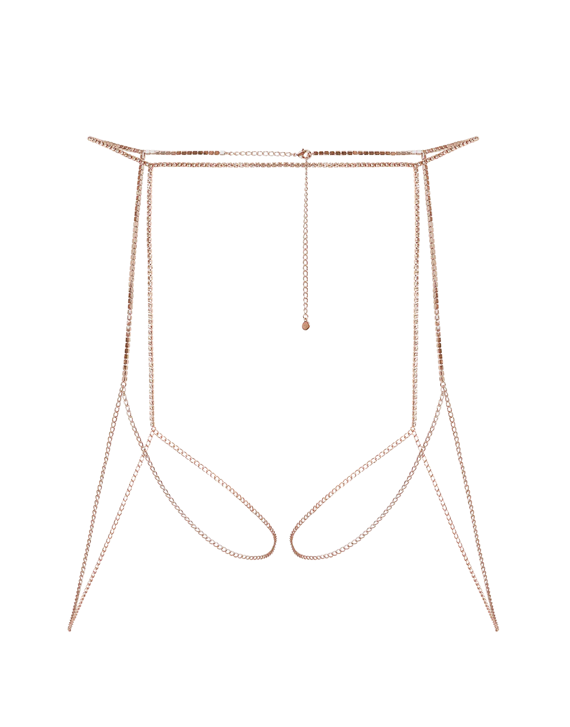 Bougie Suspender  Rose Gold/Crystal | Agent Provocateur