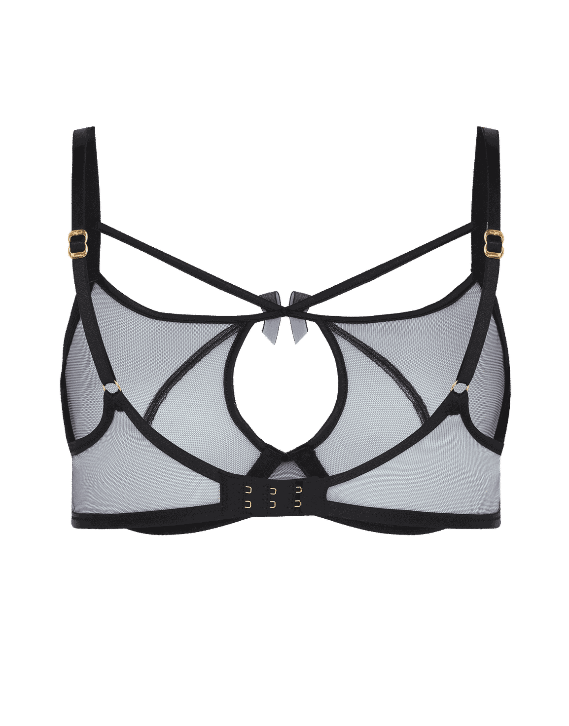 Buffie Plunge Underwired Bra Black | Agent Provocateur