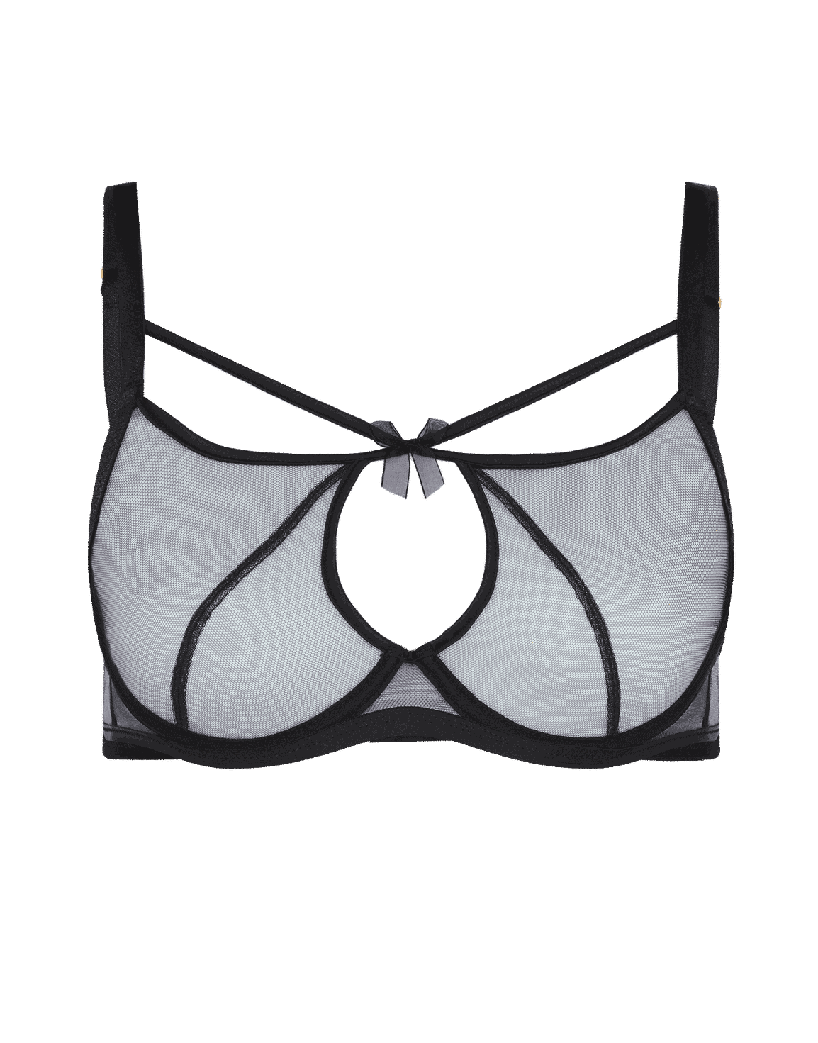 Buffie Plunge Underwired Bra Black | Agent Provocateur