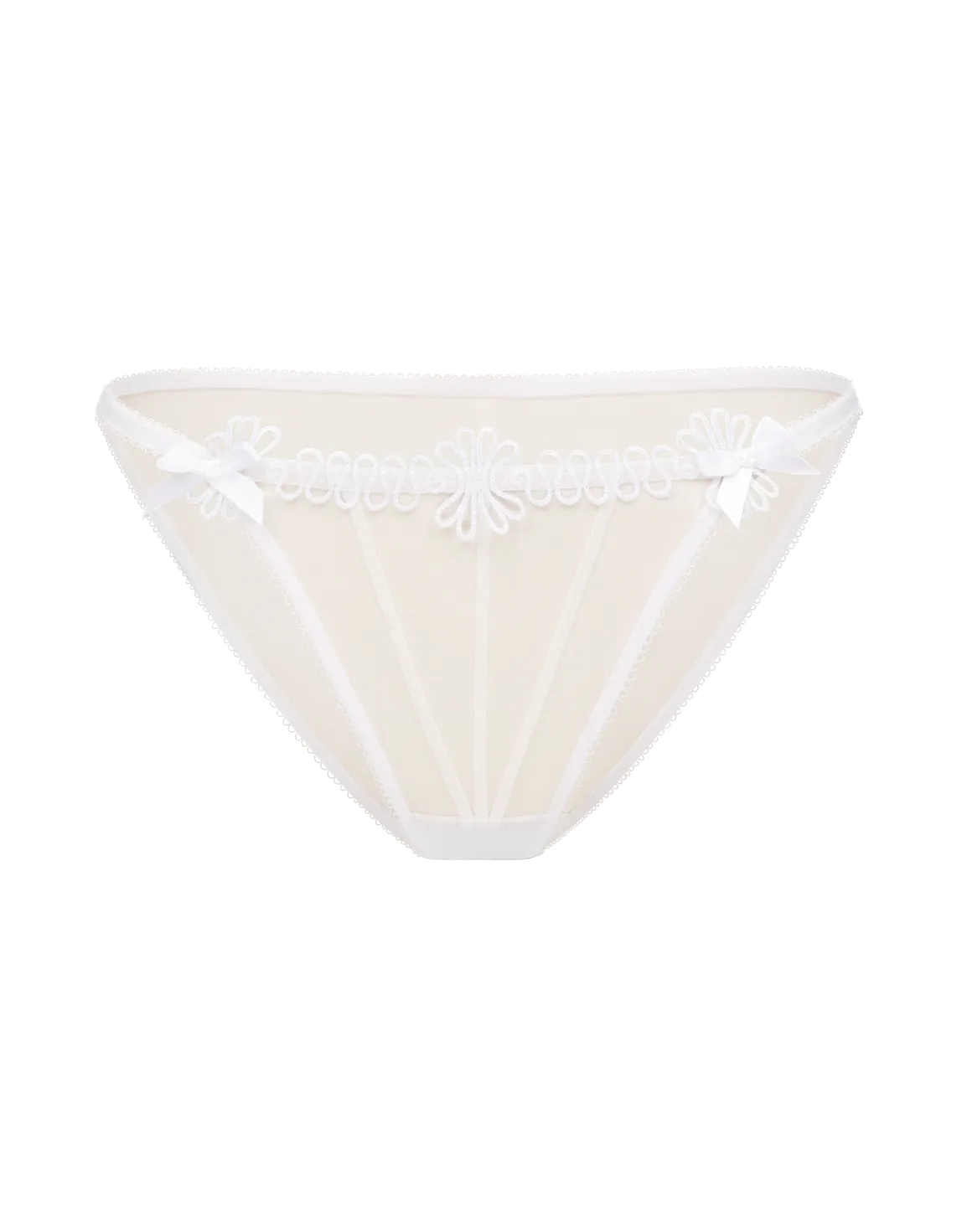 Coletta Full Brief  White/Sand | Agent Provocateur