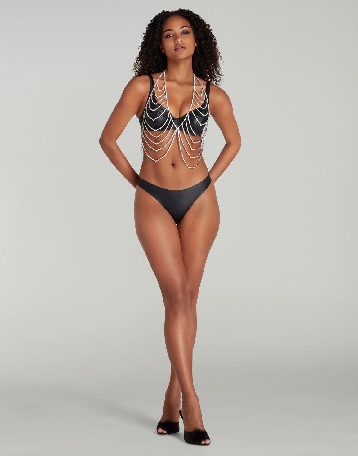 Elliotte Waistcoat Silver/Crystal | Agent Provocateur