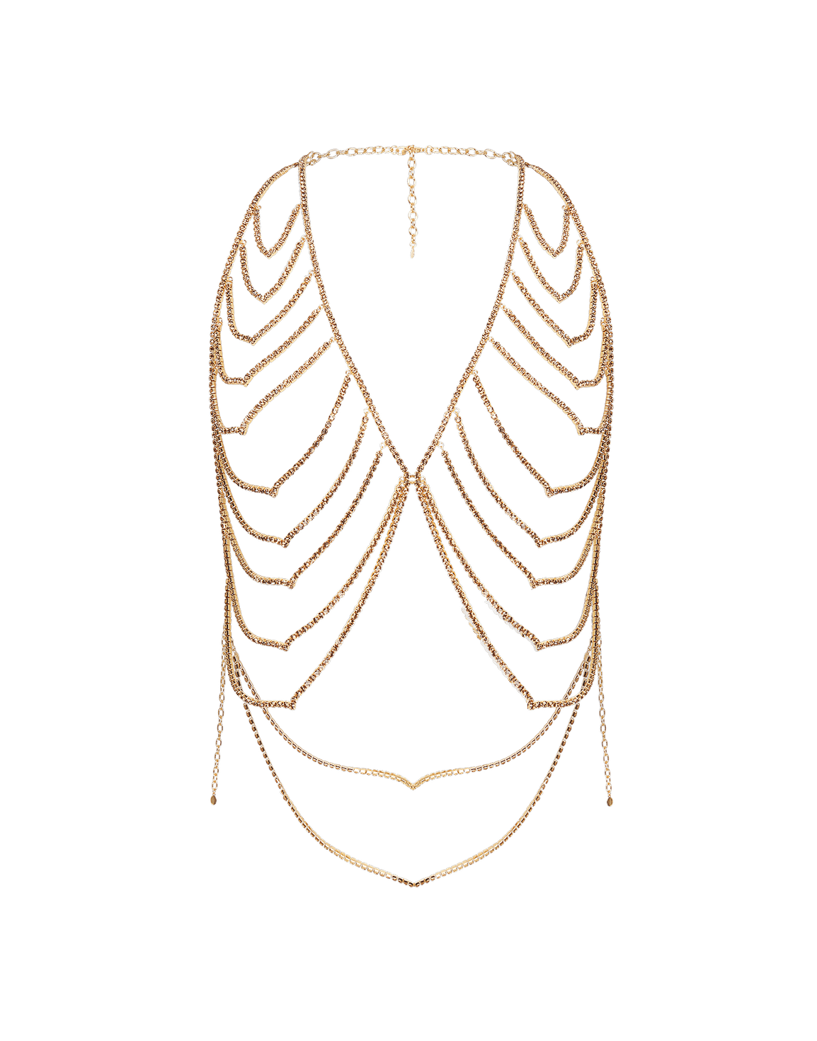Elliote Chain Bra Gold/Topaz | Agent Provocateur