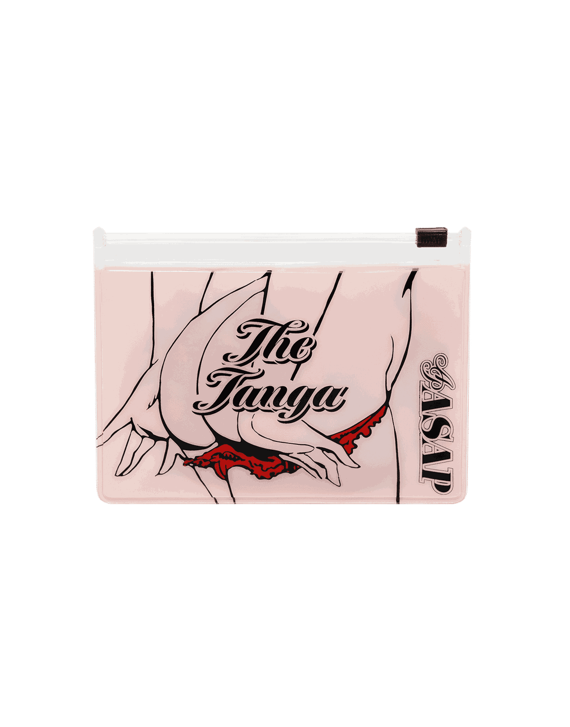 AP ASAP Tanga Brief Baby Pink/Black | Agent Provocateur